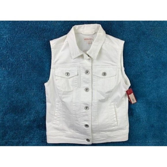 Merona Size Xs Womens vest Sleeveless Button Front - Picture 1 of 4